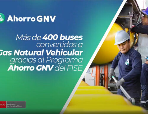 Conversión de 400 buses diesel a GNV gracias al programa ahorro GNV del Fise